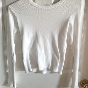 White Brandy Melville long sleeve top.